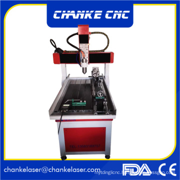 Double Heads Small CNC Wood Cutting Machine with Rotary